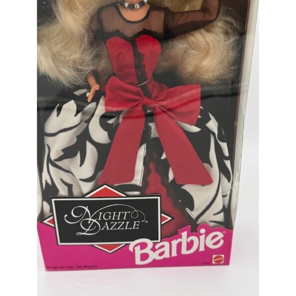 Barbie Night Dazzle Limited Edition Evening‎ Elegance Series Doll Red Black Gown - Picture 3 of 6